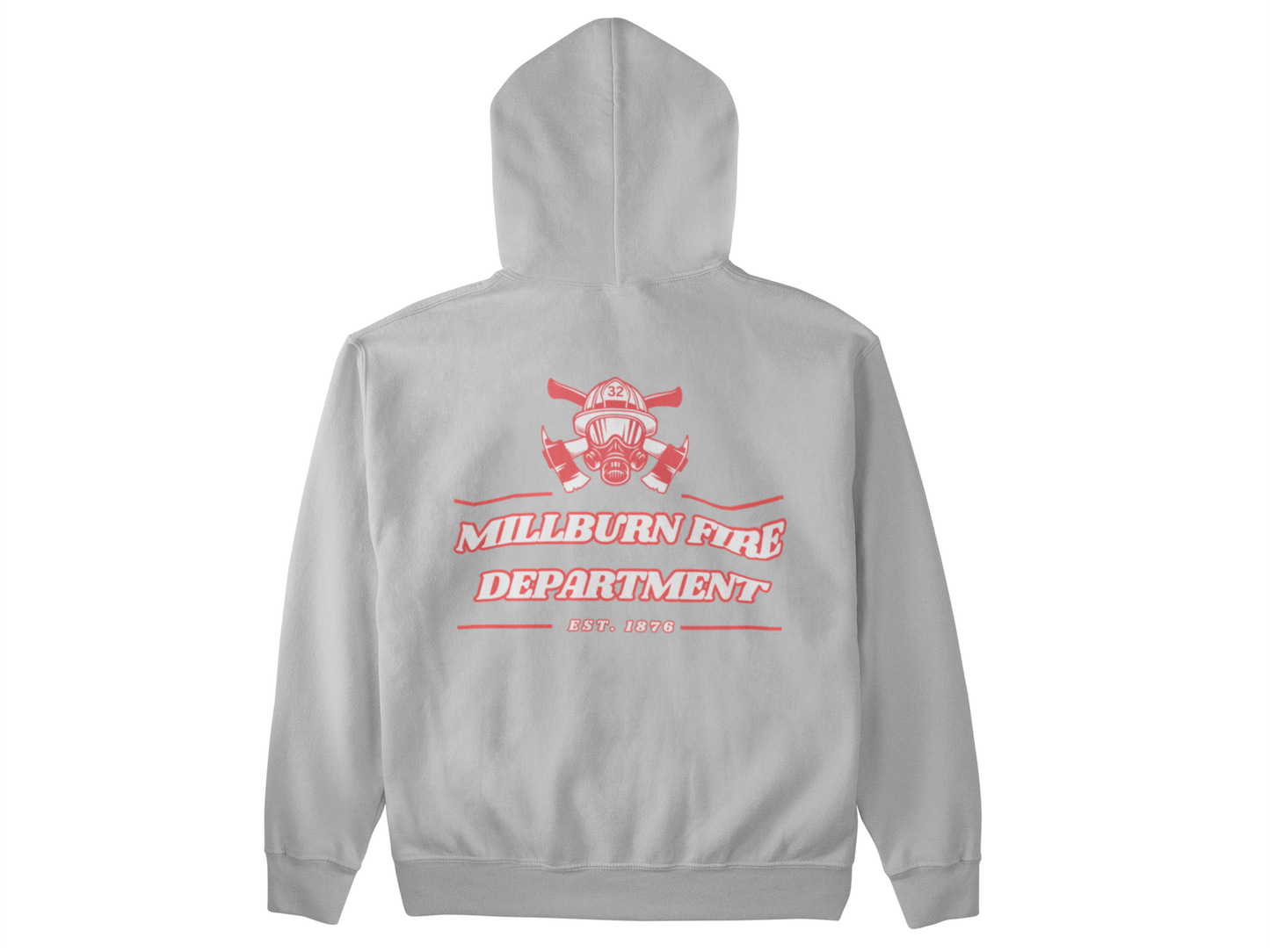 MFD Zip Up Hooded Sweatshirt (Small Helmet Logo)